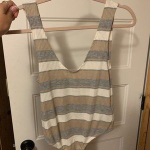 Striped Bodysuit